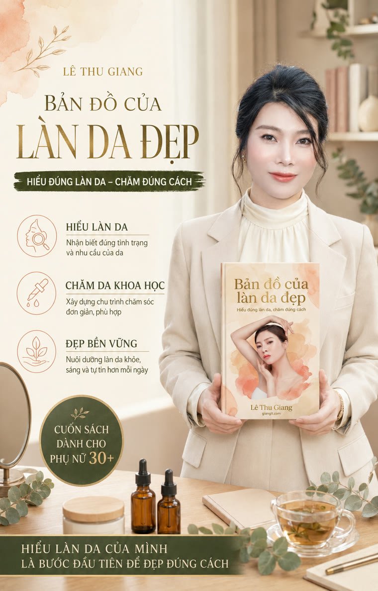 Sách Bản đồ của làn da đẹp - Lê Thu Giang